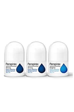 Perspirex Güçlü Terleme Önleyici 2'li ve Orijinal Antiperspirant Roll-on 20 Ml