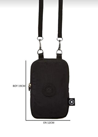 Anıl Bags Su Geçirmez Krınkıl Mini Çanta Telefon Cüzdan ve Pasaport Boyun Askılı Çapraz Omuz Çanta