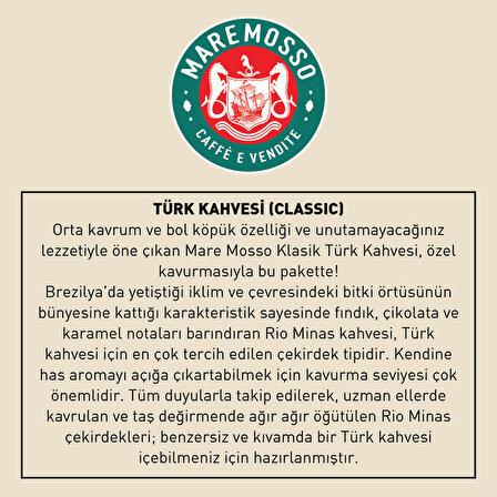 Klasik Türk Kahvesi 250 Gr.