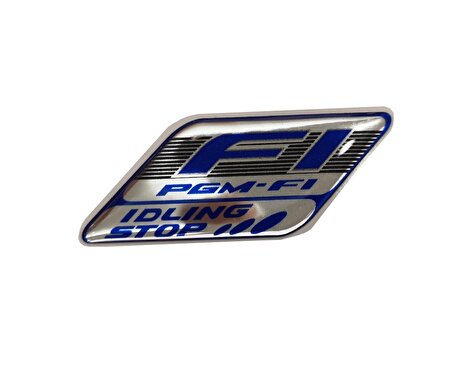 Honda Spacy Alpha Sinyal Muhafaza PGM F1 Etiketi
