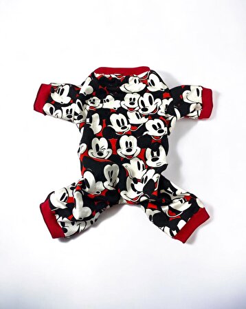 Emoji Mickey Penye Tulum Yastık Takım Uyku Set Kedi Tulum Elbise