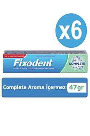 Fixodent  Complete Diş Protez Yapıştırıcı Aromasız 47g X6