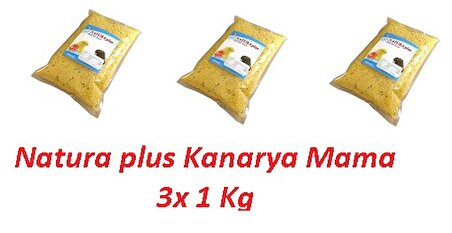 Natura Plus Kanarya Maması 3x1 KG