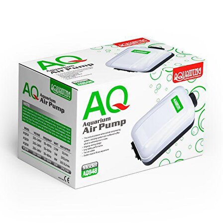 Aq848-Aquawing Çi̇ft Çıkışlı Akvaryum Hava Motoru 10w
