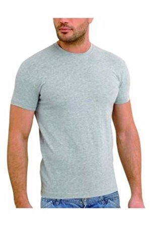 Yıldız Erkek Sıfır Yaka Lycralı T-shirt Fanila 3'Lü Paket -90-91-92