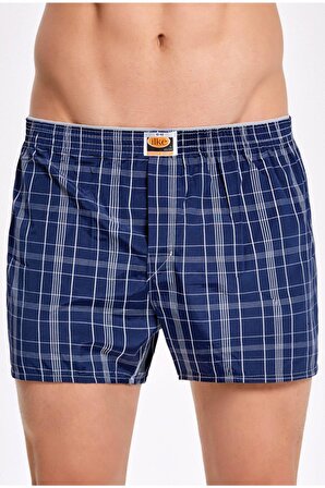 İlke Erkek Poplin  Boxer 002 - 6 Adet