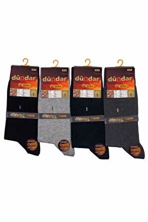 Dündar Erkek Modal Micro Lcyralı Plus Dikişsiz Soket Çorap 4124 - 6 Adet