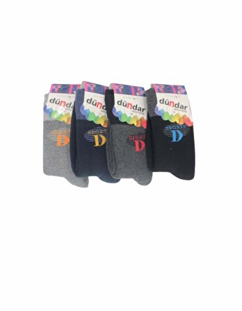 Dündar Erkek Çocuk Havlu Desenli Çorap 9075 - 12 Adet
