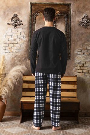 Sude Erkek Kışlık Polar Pijama Takımı A100/34 - 1 Adet