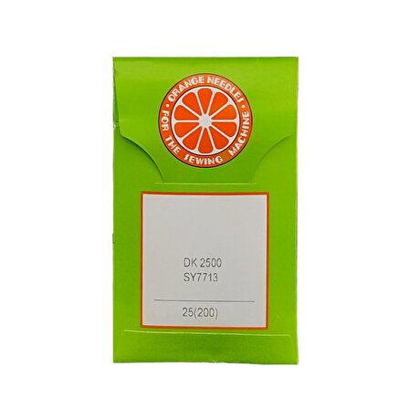 Orange Needles DK2500 / SY7713 Halı Overlok İğnesi 25 Numara (10 Adet)