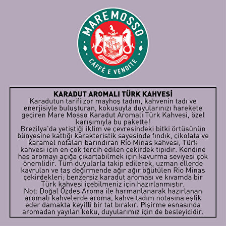 Mare Mosso 250 gr Karadutlu Türk Kahvesi