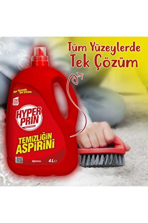 Hyper Prin Çok Amaçlı Granit Sıvı Yüzey Temizleyici 4 lt 