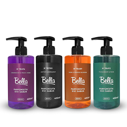 Bella Sıvı El Sabunu 4 Renk - Ekonomik Paket