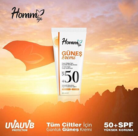 Homm Life Güneş Kremi 50SPF 50ML 50 ML