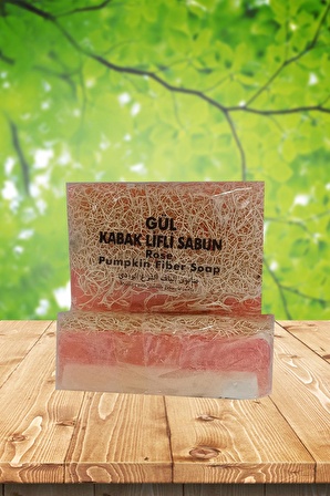 Doğal Kabak Lifli Gül Sabunu 100 Gr