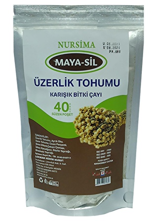 Maya-Sil Üzerlik Tohumu Bitki Çayı 40 'lı Süzen Poşet