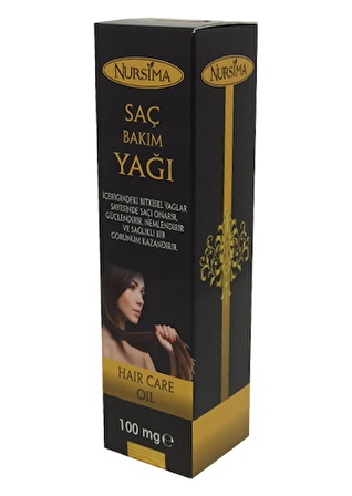 Saç Bakım Yağı 100 mg