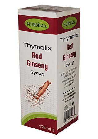 Red Ginseng Şurubu 125 ml