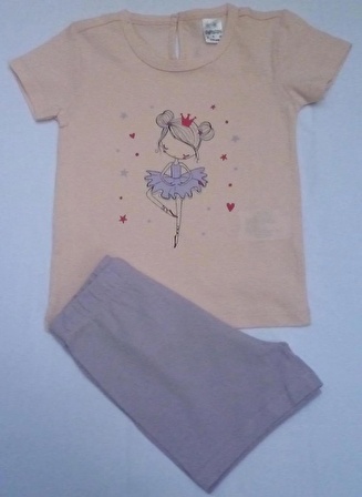 KIZ BEBEK TSHIRT-ŞORT TAKIM 