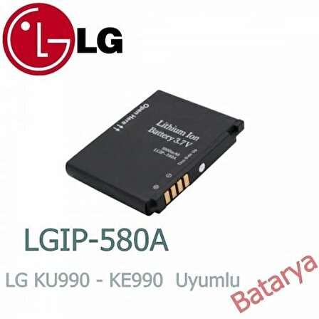 LG Ku990 Batarya LG Ke990 Lgip-580A  Uyumlu Yedek Batarya