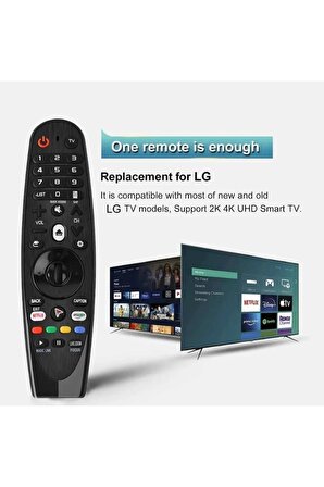 Lg Rm-g3900 V3 Smart Tv Universal Sihirli Kumanda Netflix-amazon Tuşlu 18098-2