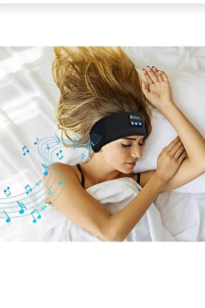 Bluetooth 5.0 Kablosuz Kulaklıklı Uyku ve Spor Için Uygun Kafa Bandı Bandana