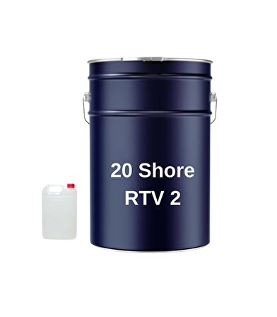 RTV-2 20 Shore Kalıp Silikonu 25 Kg