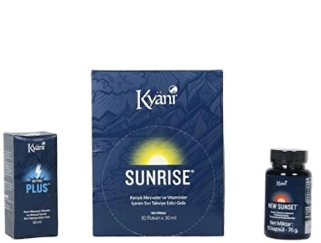 Kyani Wellness Üçgeni New Sunset + Sunrise + Nitro Plus