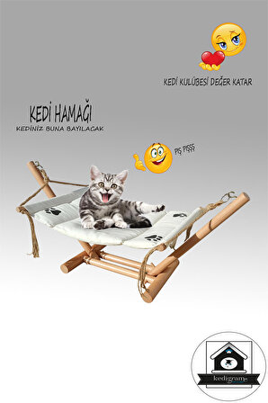 Kedi Hamağı - Hamak Beşik - Kedi Evi - Kedi Salıncağı - Kedi Yatağı - Oyun Alanı Yatak