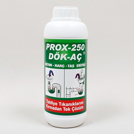 Prox-250 Harç Beton Kum Eritici Lavoba Gider Açıcı 1 Kg