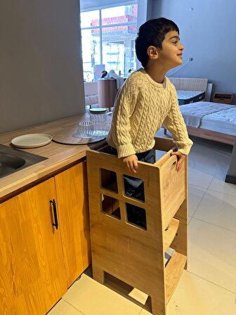 Montessori Çocuk Öğrenme Kulesi