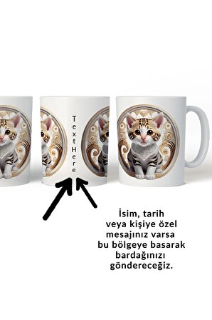 Sevimli Kedi Kupa Bardak - Günün Her Anı İçin Mükemmel Eşlikçi