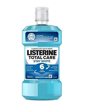Listerine Ağız Bakım Suyu Stay White 500 ml