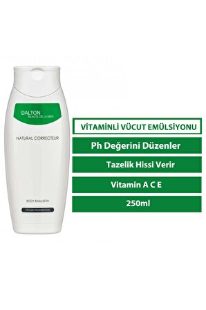 Dalton Marine Cosmetics Onarıcı A,E,C Vitaminleri Tüm Cilt Tipleri için  Vücut Kremi 250 ml 