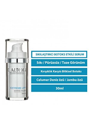 Dalton Marine Cosmetics Extreme Lift Yaşlanma Karşıtı Mineral 30 Yaş + Gece-Gündüz Yüz ve Boyun Serumu 30 ml 