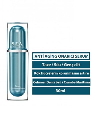 Dalton Marine Cosmetics Sea Yaşlanma Karşıtı Celumer-Deniz Özlü 30 Yaş + Gece-Gündüz Yüz ve Boyun Serumu 50 ml 