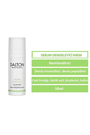 Dalton Marine Cosmetics Yağlı Ciltler İçin Sıkılaştırıcı Gece-Gündüz Siyah Nokta Krem  50 ml 