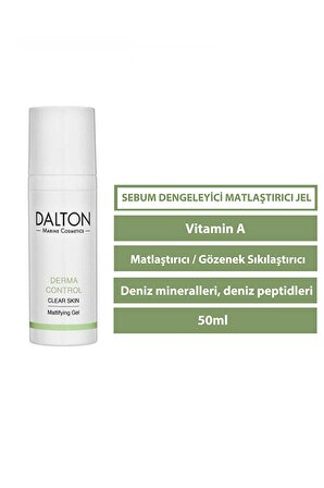 Dalton Marine Cosmetics Yağlı Ciltler İçin Arındırıcı-Sıkılaştırıcı Gece-Gündüz Jel  50 ml 