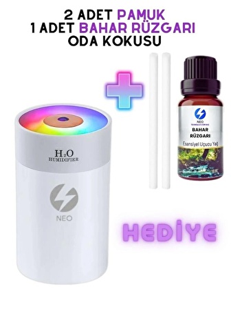 H20 Humidifier 400ML Hava Nemlendirici ve Aroma Difüzörü