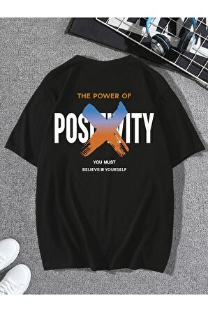 Unisex The Power Of Yazılı Tshirt