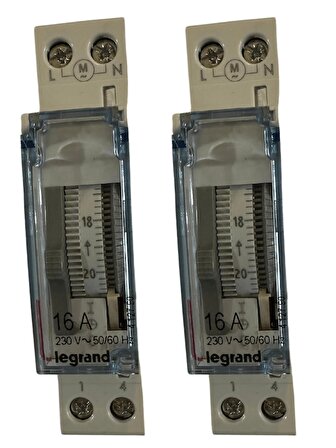 Legrand 412790 Modüler Zaman Saati (2 Adet)