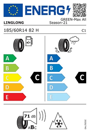 Linglong 185/60 R14 82H Green-Max All Season Oto 4 Mevsim Lastiği 2023