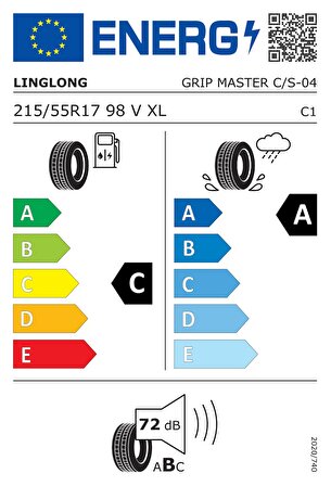 Linglong 215/55 R17 98V XL Grip Master 4S Oto 4 Mevsim Lastiği 2023