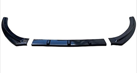 Vw Jetta 10-18 Arası Esnek 3 Parça ABS Lip Piano Black 3 Parça Lip