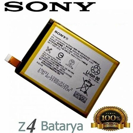 Sony Xperia Z4 Batarya Sony Xperia Z3 Plus C5 LIS1579ERPC Uyumlu Yedek Batarya