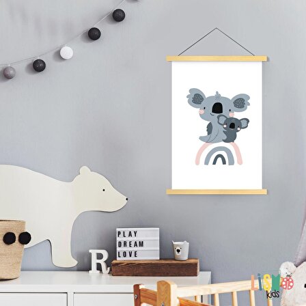 Koala Kardeşler Çocuk Odası Kanvas Poster