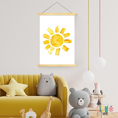 Güneş Çocuk Odası Kanvas Poster