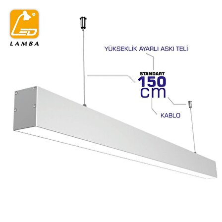 Lambaled Lineer ECO Led Sarkıt 200cm 50W 6500K Beyaz Işık