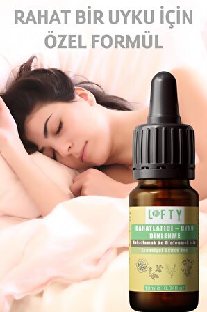 Rahatlatıcı Uyku Dinlenme Sinerji Karışım Esansiyel Uçucu Yağ Buhurdanlık Yağı Aromaterapi Difüzör
