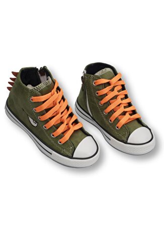 ZenoKido Tırtıklı Haki Erkek Çocuk Sneakers Ayakkabı ZN-SS-201